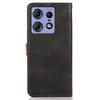 KHAZNEH For Motorola Edge 50 Pro 5G Magnetic Phone Case PU Leather Card Holder Stand Cover