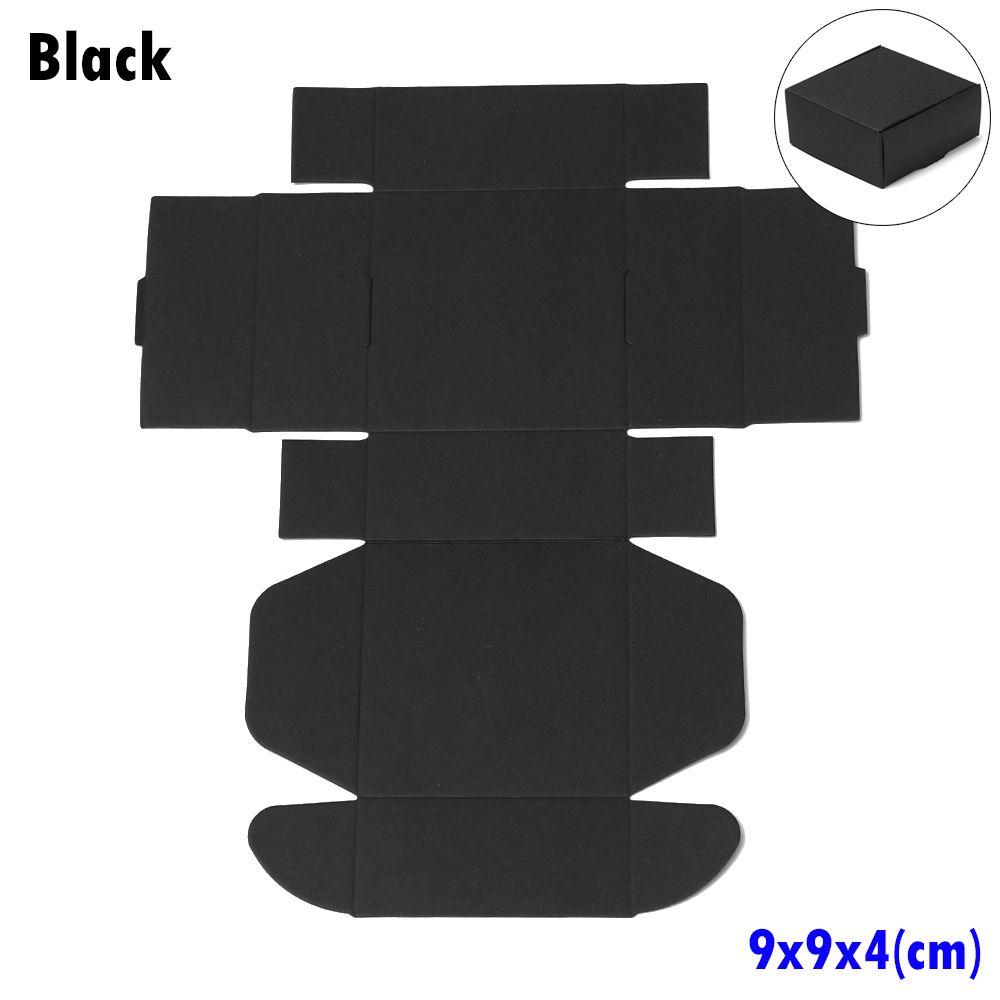 10pcs 9sizes Wedding Event Handmade Jewelry Candy Storage Cardboard Package Wrapping Kraft Paper Box