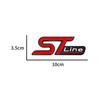 ST LINE Grille Emblem For FOCUS 2 3 MK7 MK8 MK5 MK6 Mondeo Fiesta Kuga MK3 Fusion Cover Decoration Rear Trunk Metal Stickers