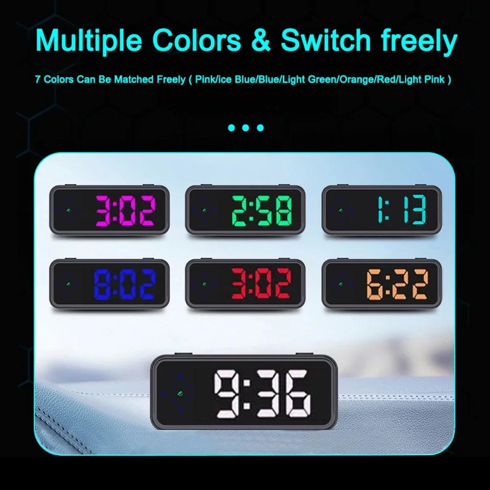 1 шт. Автомобильный проекционный дисплей с компасом, цветной светодиодный дисплей, проектор скорости на лобовом стекле, цифровой автомобильный HUD, аксессуары для автомобильной электроники