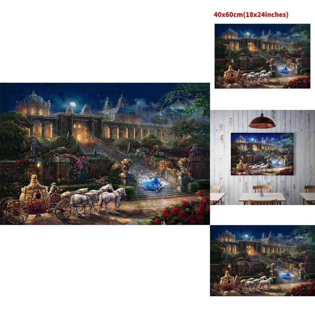 Холст Принцесса Русалка Настенное Искусство Современная Сказка Декор Детской Комнаты Живопись