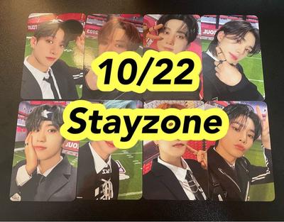 [Б/У] Straykids 22/10 Сеульский концерт Stayzone Торговые карточки Полный набор из 8 штук