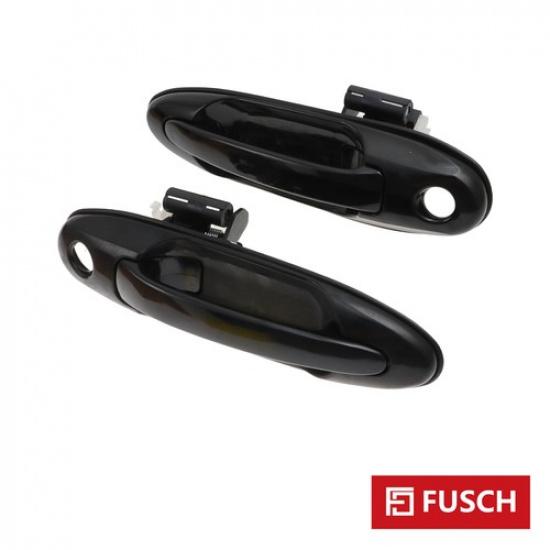 Outside Exterior Door Handle Front LH & RH Black Fits For Toyota Sequoia Tundra