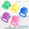 Luxurious Double Sided Back Scrubber Silicone Bath Shower Body Brush With Handle Strap