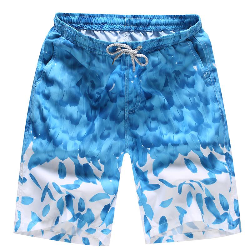 Men's Quick-Dry Beach Shorts: Summer Seaside Swim & Sports, Loose Five-Point Pants for Couples