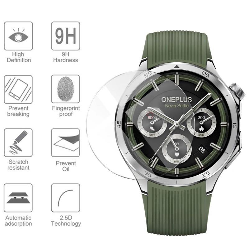 Tempered Glass Screen Protector for OnePlus Watch 3 Smartwatch Glass Film For OPPO Watch X2