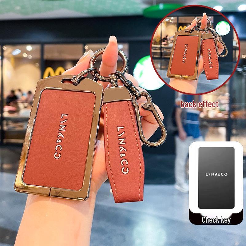Чехол для ключей Lynk & Co 03 2023, Премиальная металлическая оболочка, Полная защита, Автомобильный аксессуар