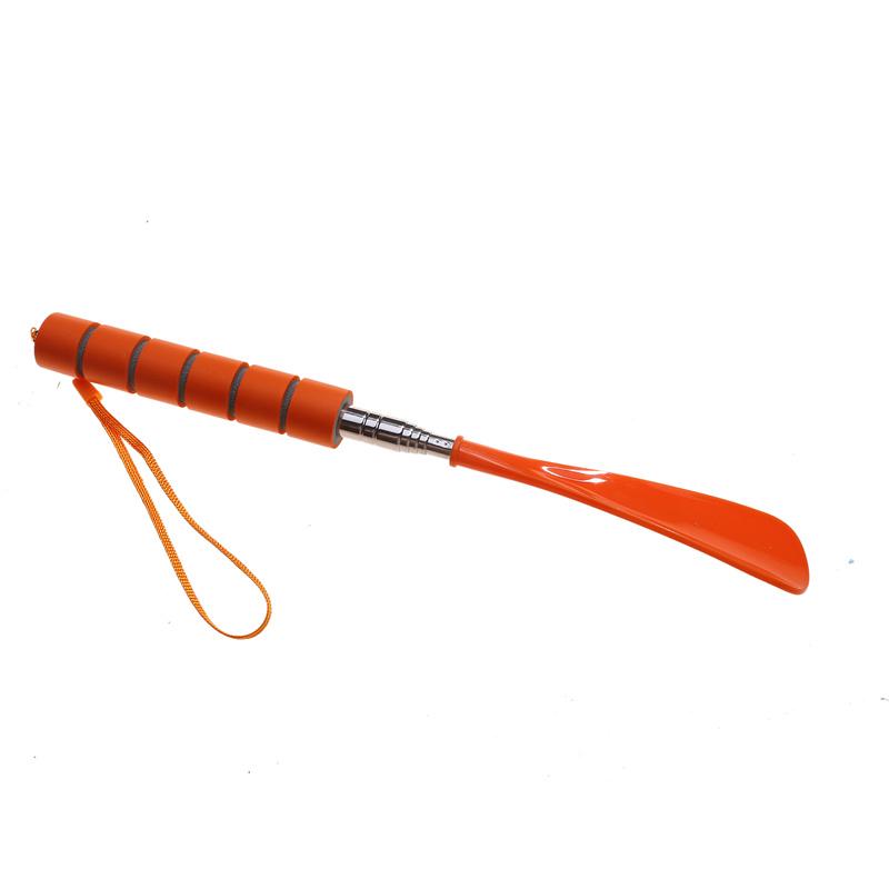 Stainless Steel Telescopic Shoe Puller Travel Adjustable Lengthened Handle Shoehorn