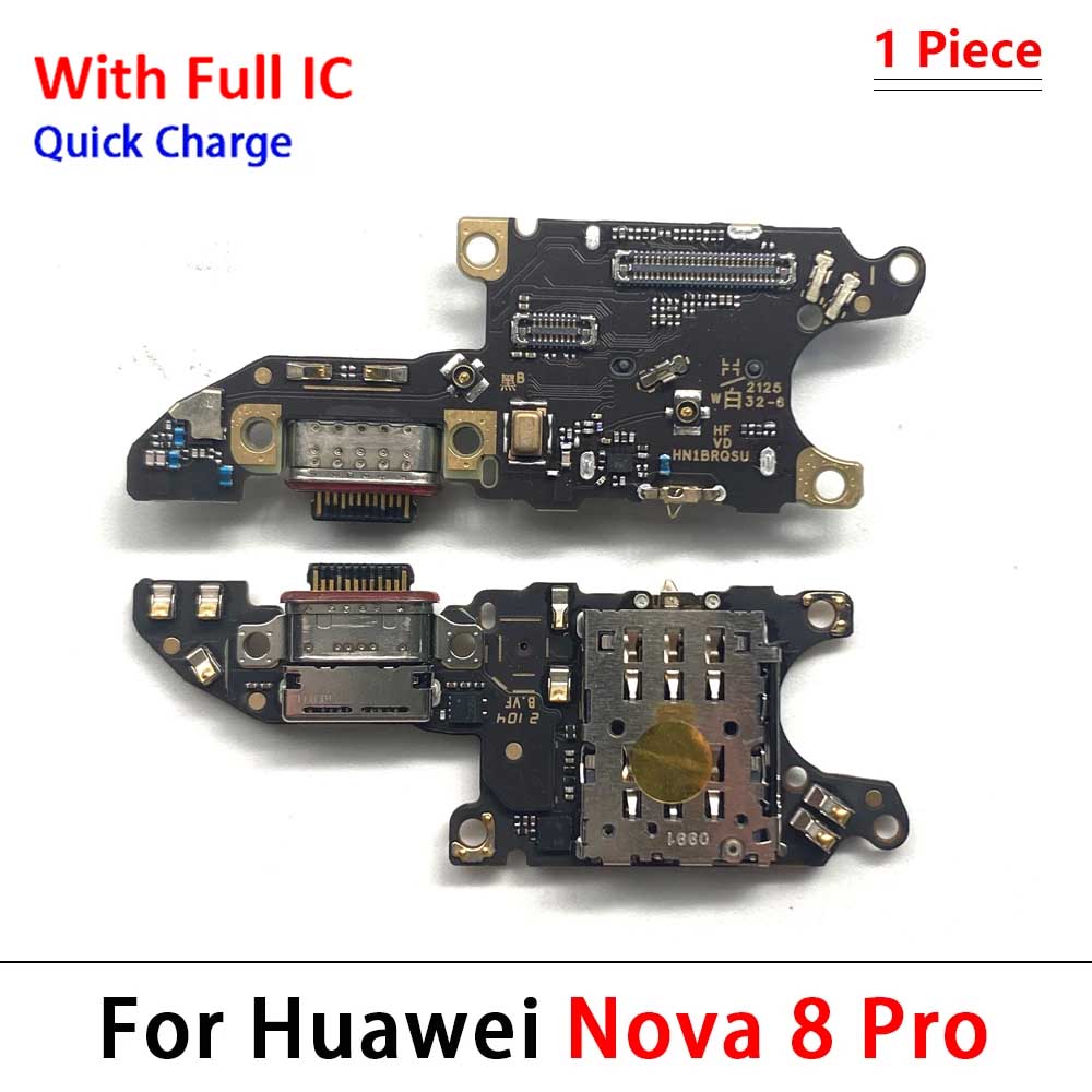 New For Huawei Nova 5 5T 7 7i 8 8i 9 10 Pro SE 5G USB Charger Dock Connector Charging Port Microphone Flex Cable
