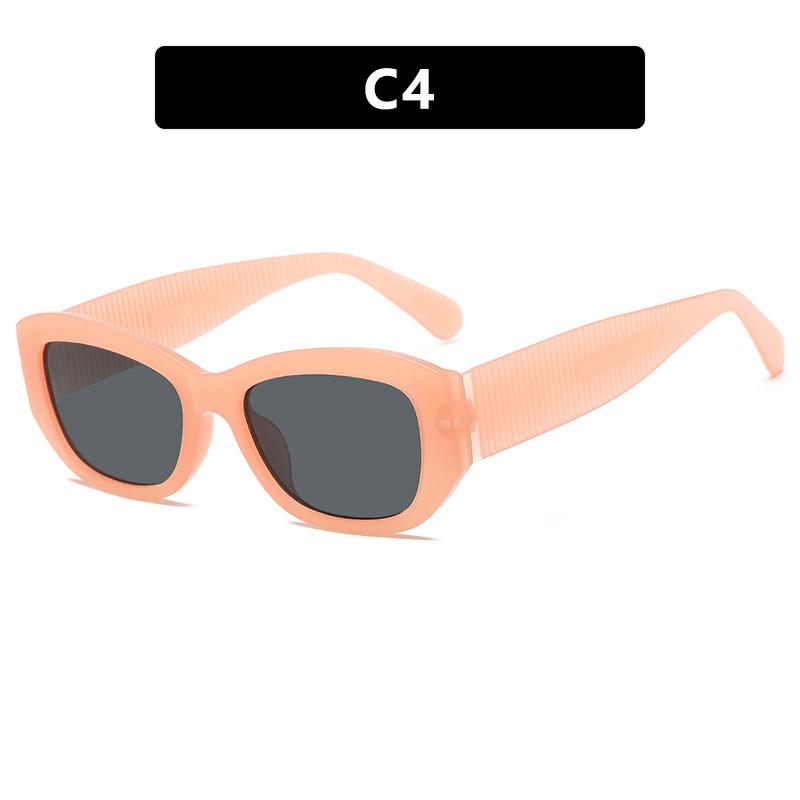 Women's Sunglasses Simple Box Sunscreen UV Sunglasses Retro Plain Sunglasses.