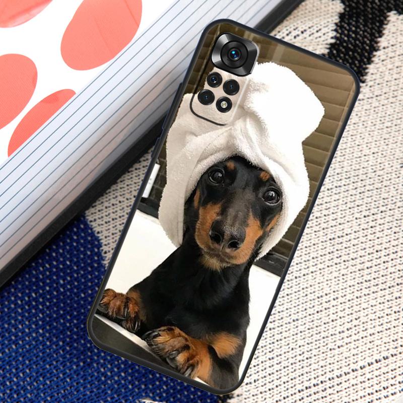 Animal Doberman Dog Case For Xiaomi Redmi Note 8 9 10 11 12 Pro 8T 9S 10S 11S Redmi 12C 9C 9T 10A 10C Cover