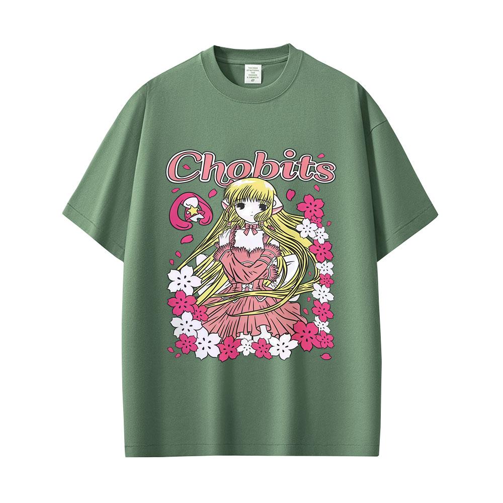 Japanese Anime Chobits Chi Graphic T-shirt Unisex Women Casual Cotton Vintage Tee Shirt Unisex Kawaii Cartoon Oversized T Shirts