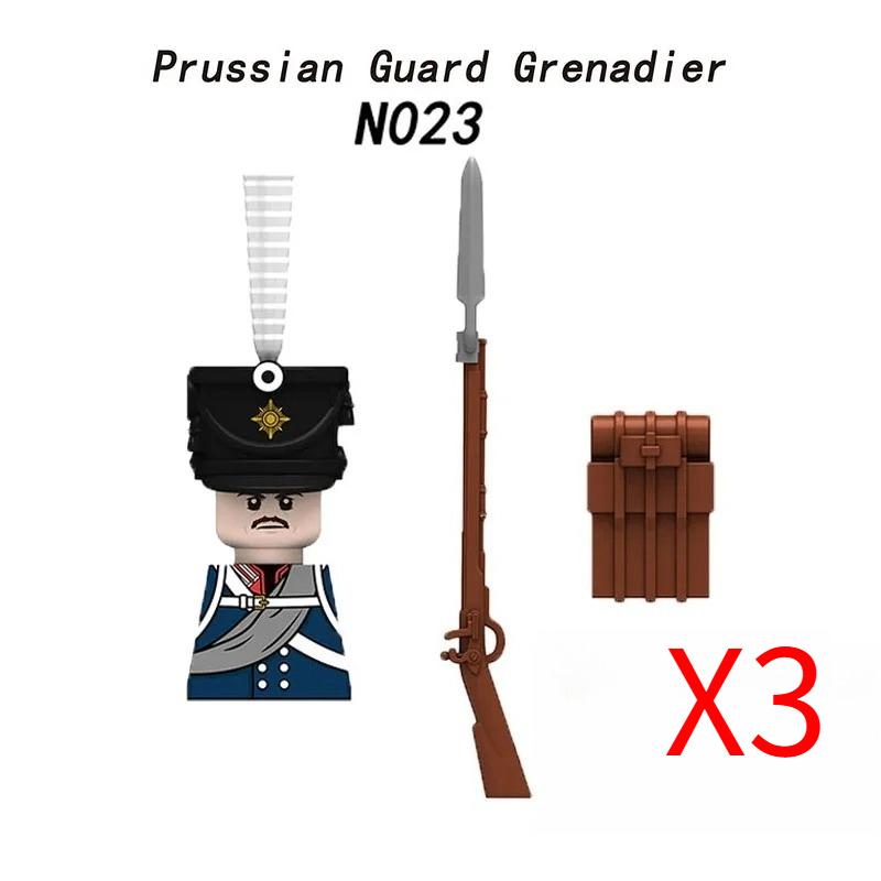 MOC Средневековый Военный Наполеоновские Войны Строительные Блоки Британская Французская Армия Пехота Кавалерия Фигурка Солдата Кирпичный Конструктор