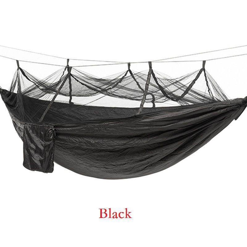 Spacious Double Person Hanging Hammock Bed With Anti-mosquito Net For Camping