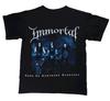 Винтажная футболка группы Immortal Sons of Northern Darkness Черная футболка S5XL Унисекс футболка