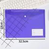 1Pcs Clear A4 Binder Pocket Snap Button Envelope Popper Wallets  for School Office Home