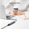 Адаптер UGREEN USB-C к Ethernet и 3-портовый USB 3.0 хаб