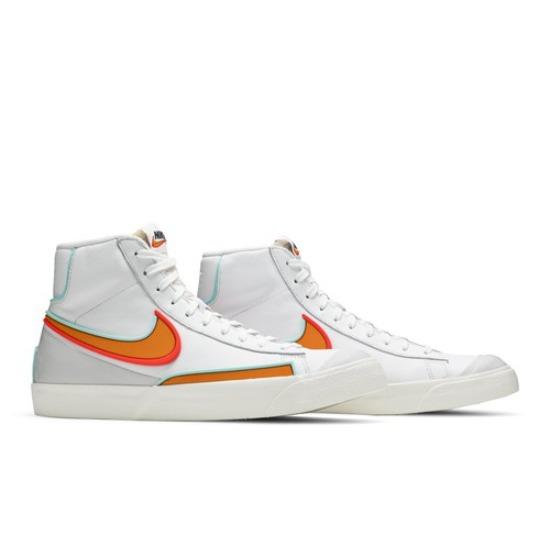Nike Блейзер Мид 77 Белый Кумкват DA7233-100