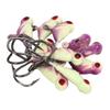 50pcs Ice Fishing Jigs Professional Portable Mixed Color Metal Ice Fishing Lures for Panfish Crappie