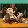 Elephant Cute Plush Doll With Pp Cotton Filling For Kids Bedroom Decoration