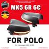 Для Volkswagen VW Polo MK5 6R 6C 2009 - 2016 2017 Светодиодный динамический указатель поворота Мигалка Бегущая вода Мигающий свет