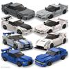 MOC Блоки JDM Быстрый и Яростный Skylinec Gtr R34 S14 350Z R32 GT-R 240z Initial D Гоночный Спортивный Автомобиль Speed Racer Блоки Игрушки Мальчики