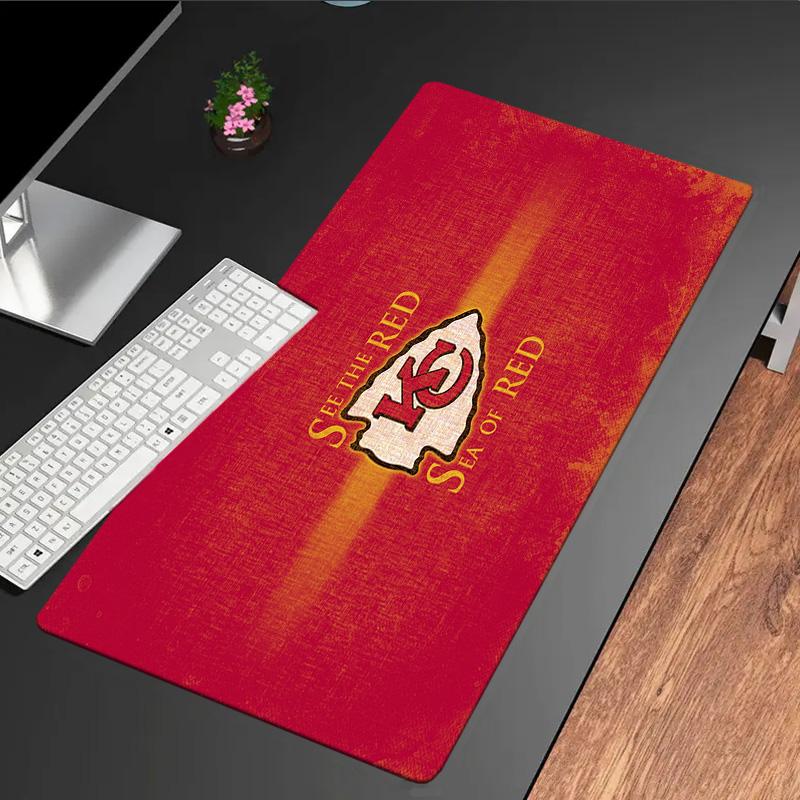 Kansas City Chiefs Logo Mouse pad Mouse pad, Gaming Mouse Pad, keyboard pad, Desk Decor for computer notebook Fan Gift Birthday Gift