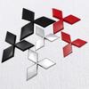 Car Front Grill Emblem Sticker Rear Trunk Badge Decal for Mitsubishi Outlander Ralliart Lancer ASX Pajero Delica EVO Colt L200