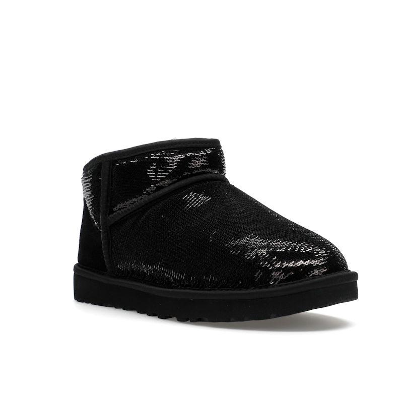 UGG Women's Classic Ultra Mini Mirror Ball Black 1151616-BLK