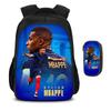 M-Mbappe Двухслойный Рюкзак Футбольная Звезда Набор из 2 Штук Рюкзак, Спортивные Пеналы Школьные Сумки Детский Школьный Mochila Rucksack