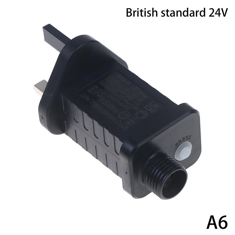 EU US UK Штекер AC 220V 110V на 31Vdc 6W 24V 5V Преобразователь Штекер Блок Питания IP44 8 Режимов Светодиодная Лампа Драйвер Переключатель Адаптер