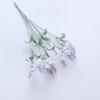 10 Pcs Romantic Provence Lavender Silk Artificial Flowers Purple Bouquet Plastic Fake Flower White for Home Wedding Decoration