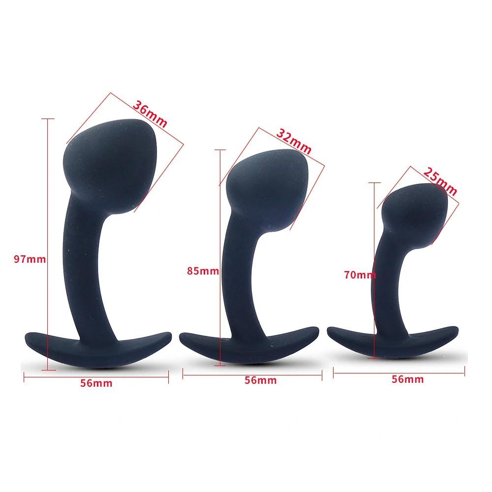 Грибковая анальная пробка Секс-инструмент для мужчин Силиконовая анальная пробка Мужской мастурбатор Массажер простаты Продукт для взрослых Секс-игрушки для геев