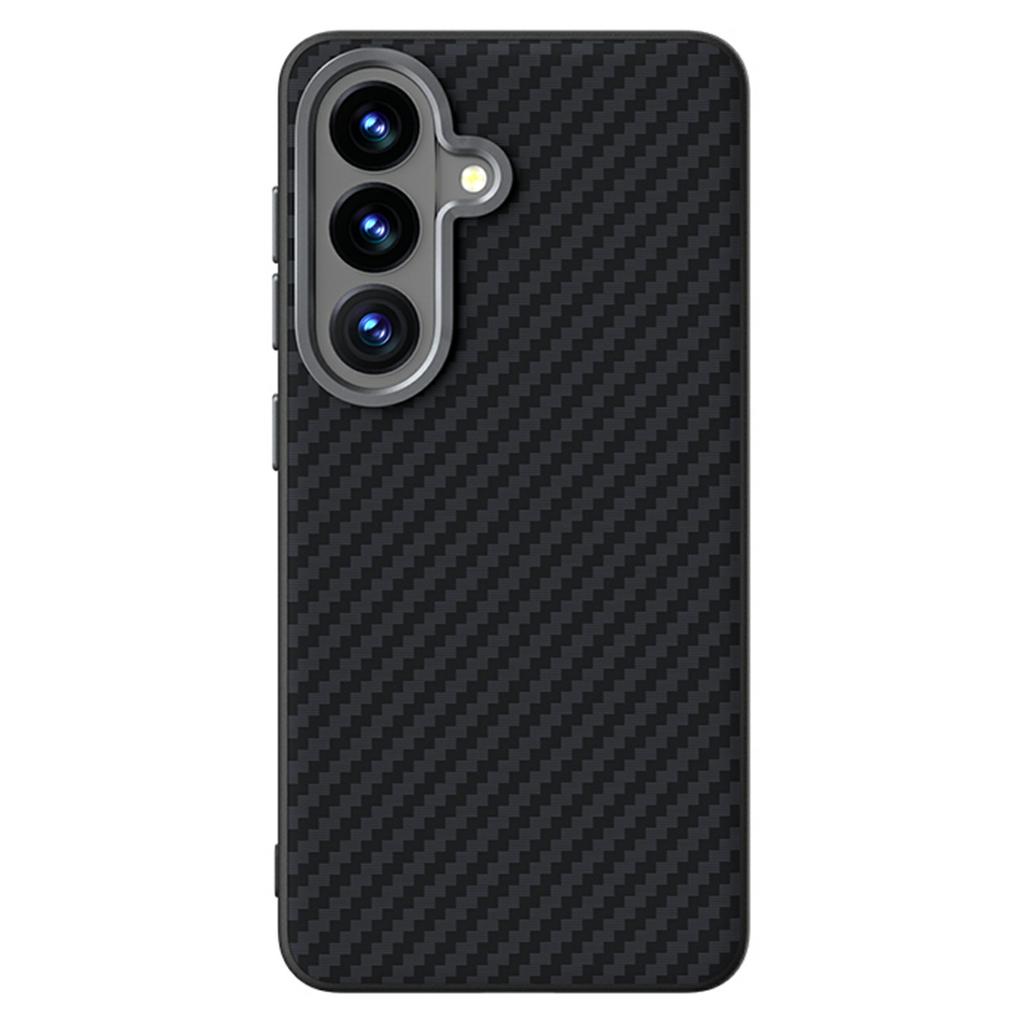 ABEEL Магнитный чехол для Samsung Galaxy S26 / S26 Pro Задняя крышка телефона с текстурой карбонового волокна