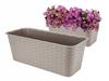 Caramel rattan balcony flowerpot 40 cm