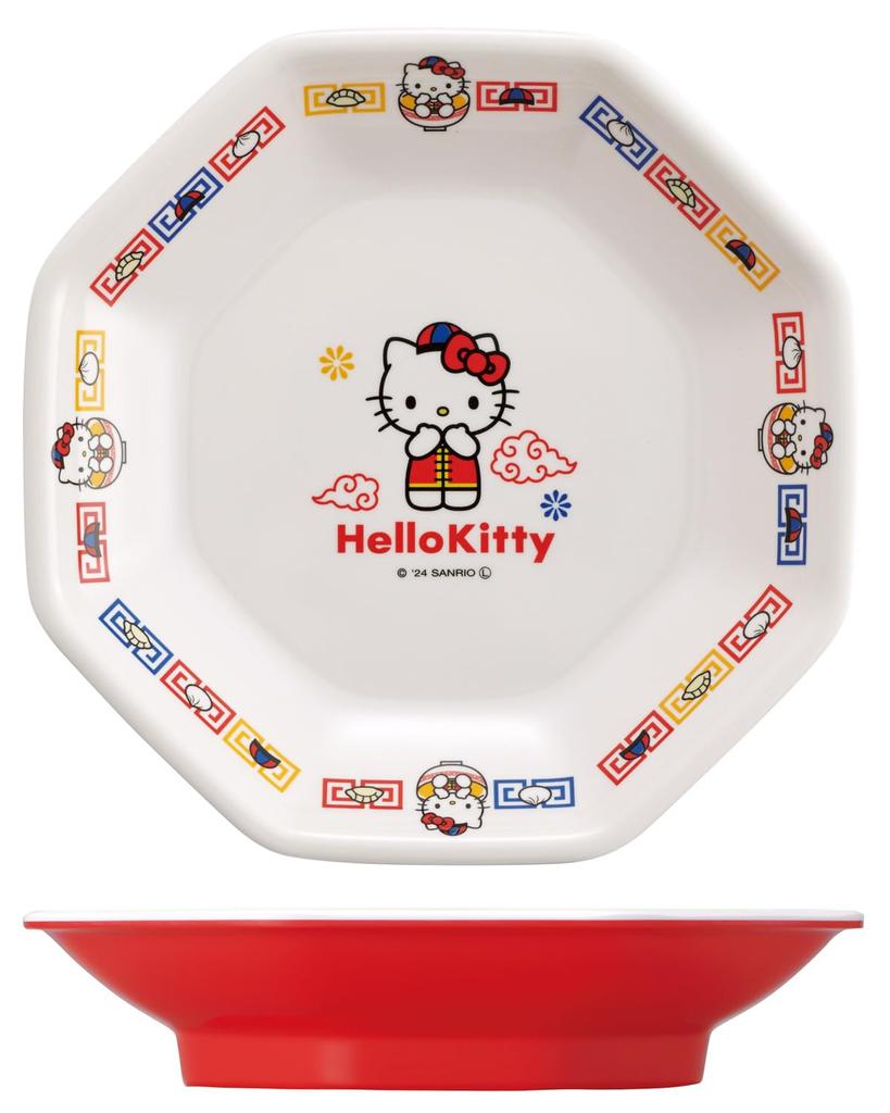 Skater Меламиновая тарелка для жареного риса, для посудомоечной машины, Sanrio Hello Kitty, MCH6-A, Безопасная,