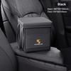 Складная автомобильная мусорка из кожи, сумка-органайзер для салона, аксессуар для Cayenne Panamera Macan 911 718 Boxster Cayman 918 Pajun