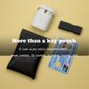 Leather Long Pocket Key Wallet Keyring Coin Purse Women Men Small Short Money Change Bag Card Holder