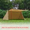 Сверхлегкая палатка для кемпинга, палатка для выживания, бунгало, водонепроницаемая палатка-пирамида, палатка для укрытия для 2-3 человек
