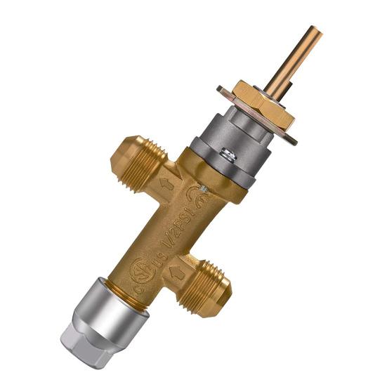 3Pcs/Set Easy Installation LP Gas Heater Propane Valve Assembly Fireplace Repair Flameout