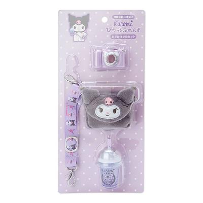 Sanrio Набор аксессуаров для прогулок Sanrio Kuromi Kuromi-chan Персонаж Kuromi Pitatto Friends 5,5 x 1,5 x 4 см 511072 SANRIO