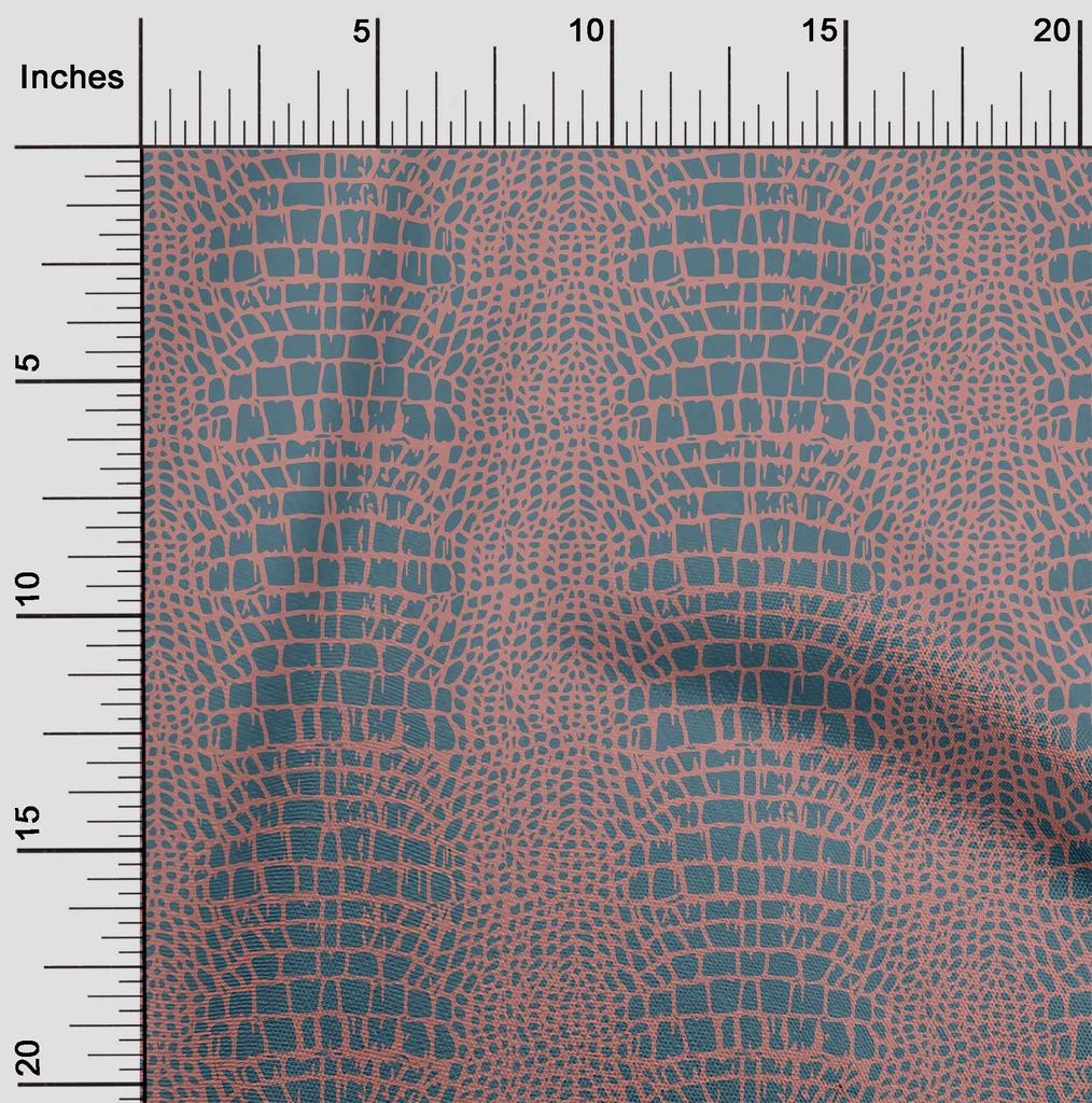 oneOone Хлопковая гибкая ткань лаймово-зеленого цвета, крокодиловая кожа животных, принадлежности для квилтинга, ткань для шитья с принтом в ярдах, 40 дюймов