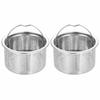 2PCS 7.6*6.6*4cm Deep Cup Basket Strainer 304 Stainless Steel Sink Drain Strainer  For Kitchen