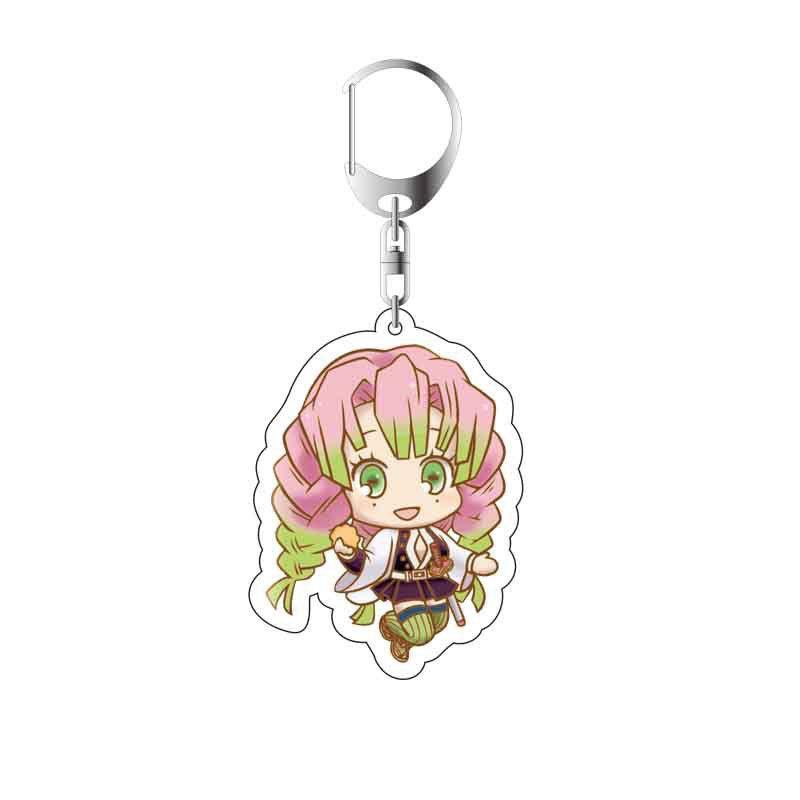 Slayer Anime Demon Cartoon Character Acrylic Keychain Bag Accessories Pendant