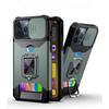 Чехол-держатель с магнитным креплением на 360° для iPhone 16 15 14 13 12 Mini 11 Pro Max XS XR 7 8 Plus с кольцом и защитным чехлом для карт