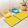 Коврик для уборки (Большой/Желтый) Коврик для кошачьего туалета с песком для предотвращения опустынивания