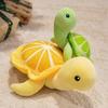 Marine Animal Lemon Tortoise Plush Toy Stuffed Animal Sea Turtle Pillow  Children Gift