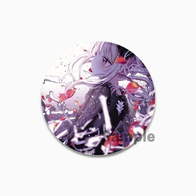 32/44/58 мм Акияма Мизуки мультфильм милые броши ручной работы круглый пластиковый значок аниме ювелирные изделия эмалированные булавки для рюкзака одежда шляпа