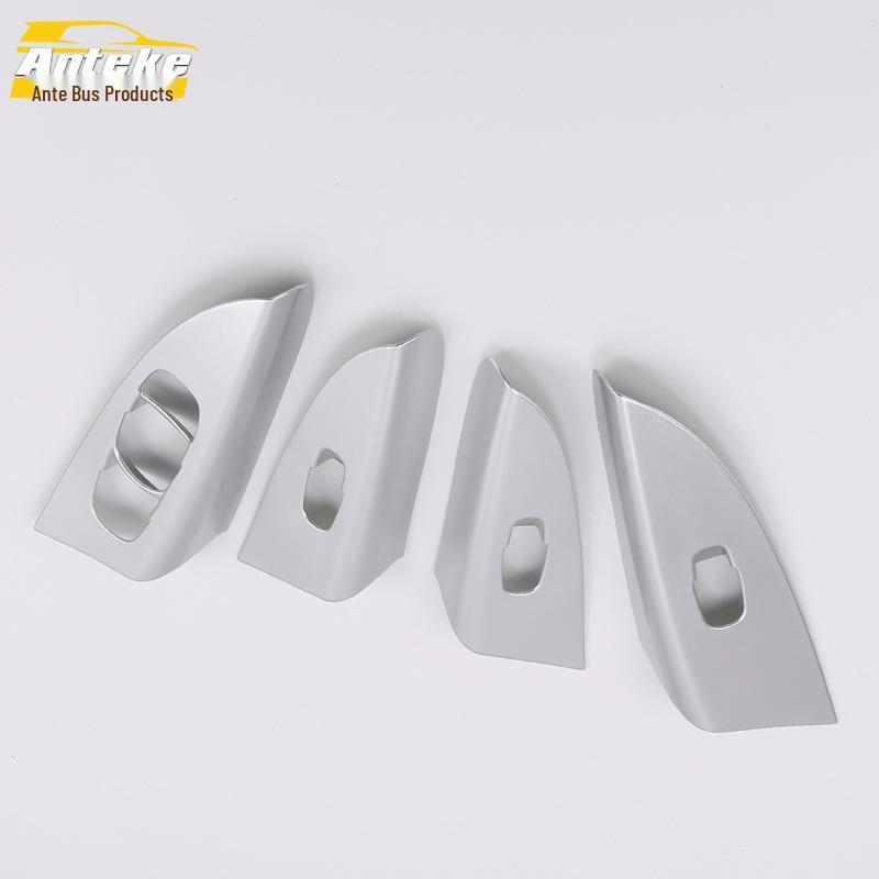 Fits 16 Sylphy Models: Electroplated Glass Switch Decorative Frame & Armrest Window Lift Patch Accessories