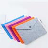 Felt File Folder Durable Briefcase Document Bag Paper File Folder Portfolio Case Letter Envelope Handbag Button Closure